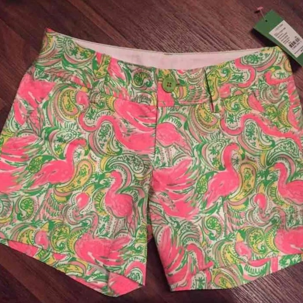 nwt Lilly Pulitzer hot wings shorts sz 000